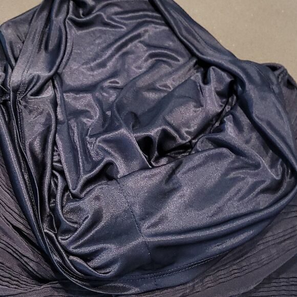 Alfani petite sz 4P navy zippered skirt - Picture 10 of 11